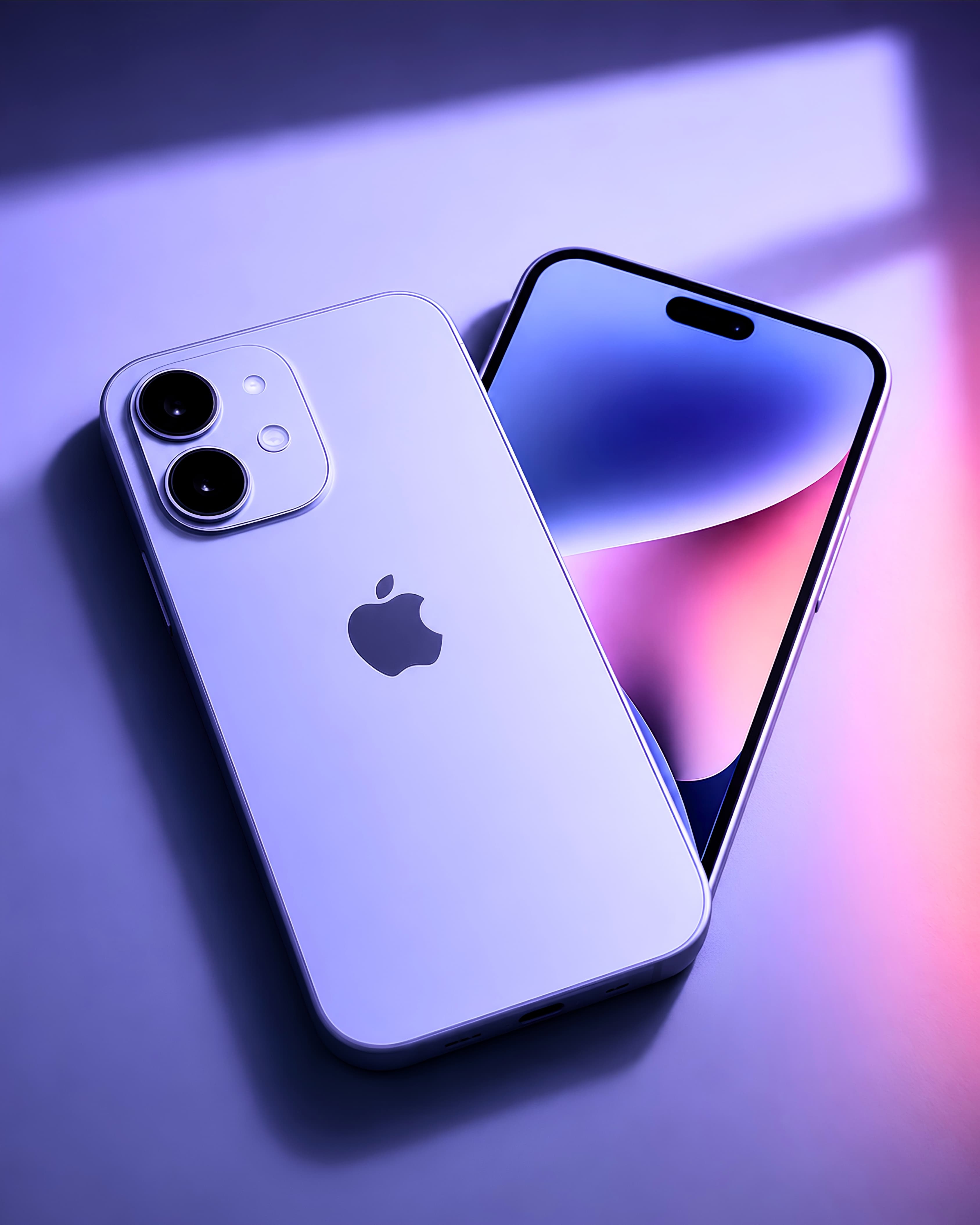 Modern smartphone shown front and back, highlighting the camera array